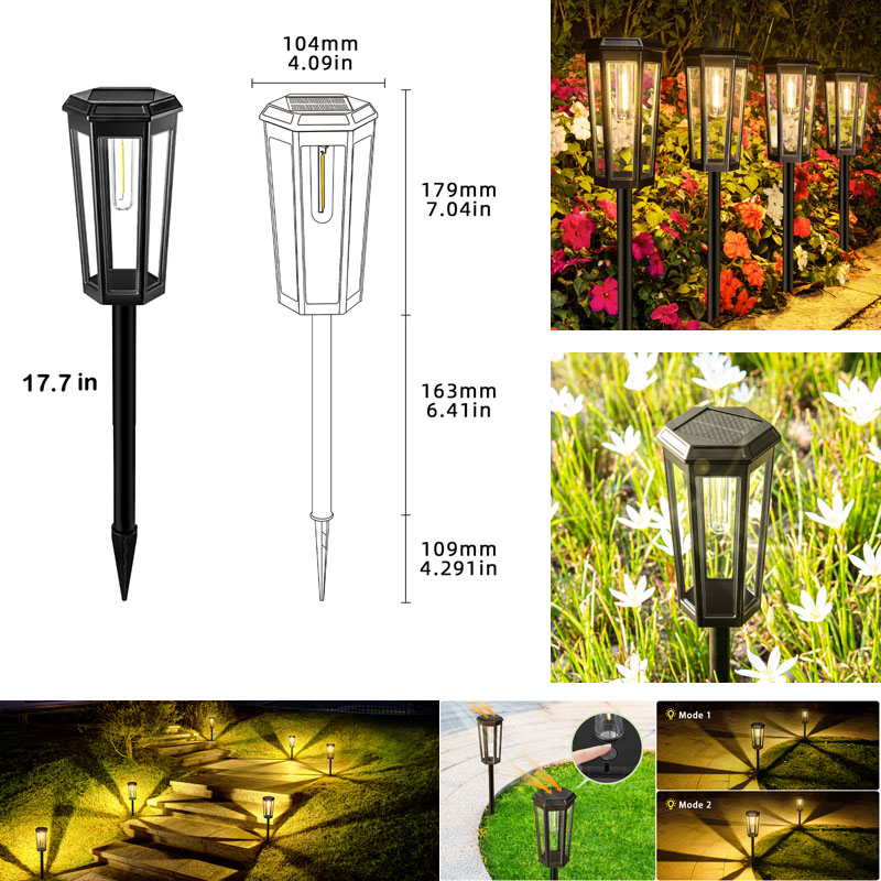 solar powered yard lights