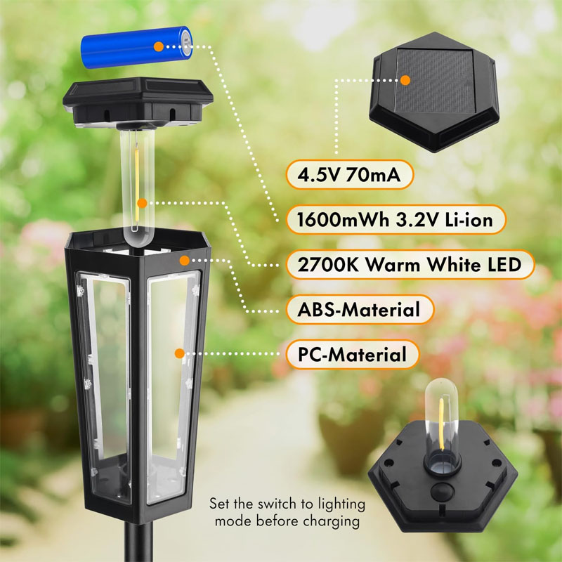 solar powered yard lights