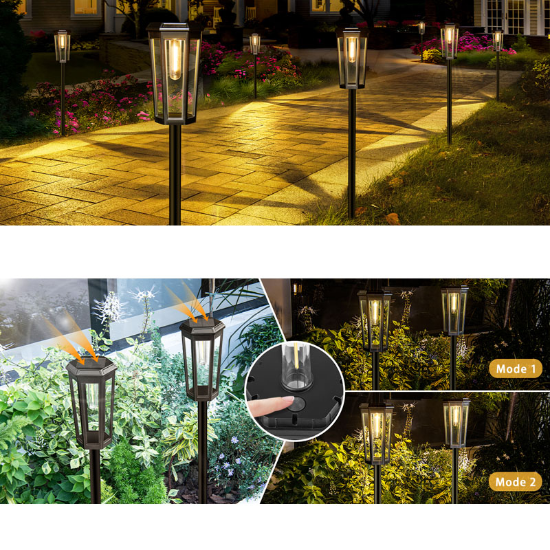 solar powered yard lights